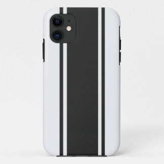 White & Black Carbon Fiber iPhone 5 Case
