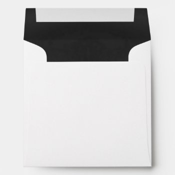 White & Black Chalkboard Lined Wedding Envelope by Myweddingday at Zazzle