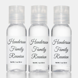 White & Black Family Reunion Hand Sanitizer