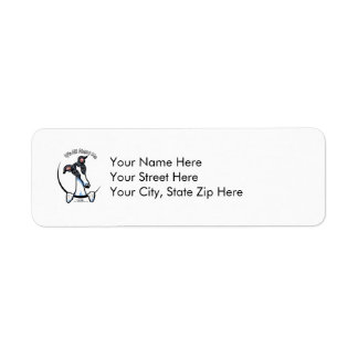 White Black Greyhound IAAM Label