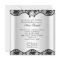 White Black Lace Pearl Elegant Birthday Party