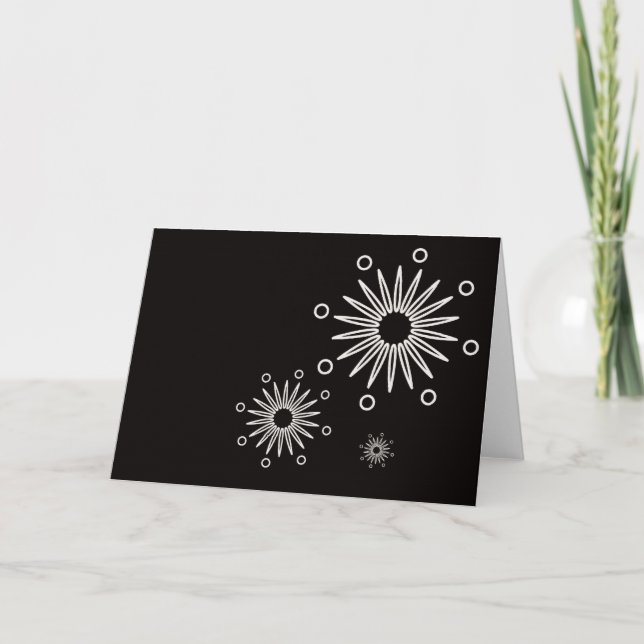 White & Black Note Cards (Front)