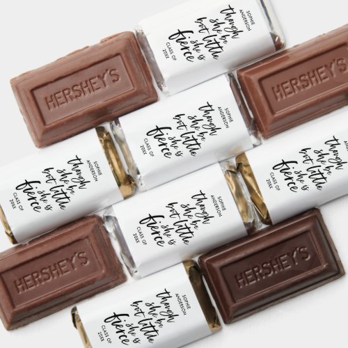 White  Black Script Little But Fierce Shakespeare Hersheys Miniatures