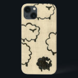 White & Black Sheep on Cream Background iPhone 13 Case<br><div class="desc">Is your child having trouble sleeping? Have them count the white and black sheep in this print by Chariklia Zarris. A wonderful piece that is elegant in its simplicity. Order your print today!</div>