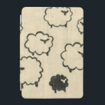 White & Black Sheep on Cream Background iPad Mini Cover<br><div class="desc">Is your child having trouble sleeping? Have them count the white and black sheep in this print by Chariklia Zarris. A wonderful piece that is elegant in its simplicity. Order your print today!</div>