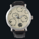 White & Black Sheep on Cream Background Watch<br><div class="desc">Is your child having trouble sleeping? Have them count the white and black sheep in this print by Chariklia Zarris. A wonderful piece that is elegant in its simplicity. Order your print today!</div>