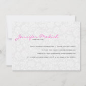 White & Black Vintage Floral Damasks 2 (Back)