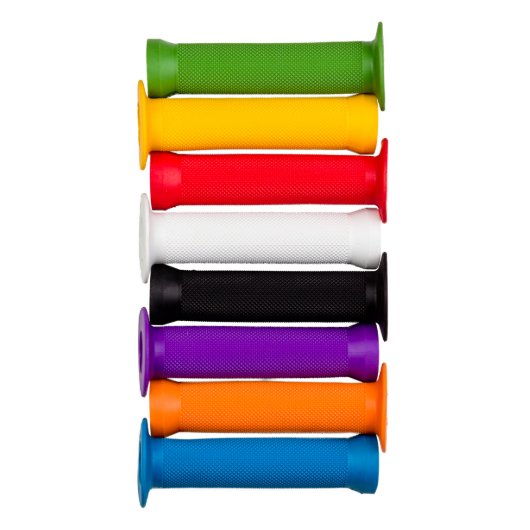 White, Black, & Yellow Single Speed Bicycle (Grips)