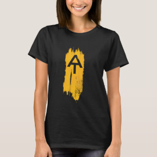 White Blaze Appalachian Trail AT Minimalist Hiking T-Shirt