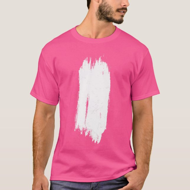 White Blaze Appalachian Trail Simple Minimalist Hi T-Shirt (Front)