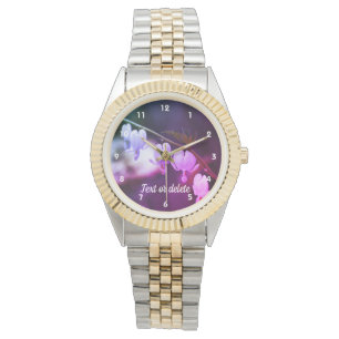 White Bleeding Heart Flowers Abstract Colors Watch