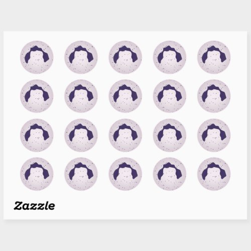 White Blood Cell Classic Round Sticker