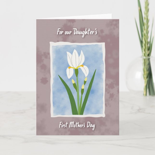 White Bloom Mothers Day Card (Front)