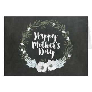 Chalkboard Happy Mothers Day Greeting Cards | Zazzle