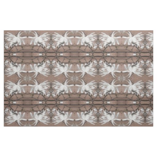 White Bloosom Fabric