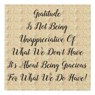 White Blossom Abstract Gratitude  Faux Canvas Print