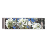 White Blossom Clusters Spring Flowering Pear Tree Car Magnet