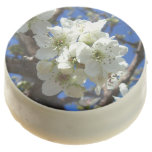 White Blossom Clusters Spring Flowering Pear Tree Chocolate Covered Oreo