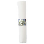 White Blossom Clusters Spring Flowering Pear Tree Napkin Bands
