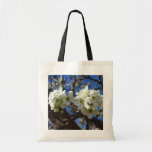 White Blossom Clusters Spring Flowering Pear Tree Tote Bag