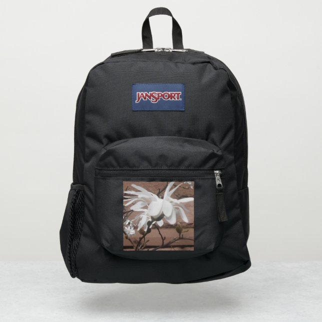 White Blossom JanSport Backpack (Front)