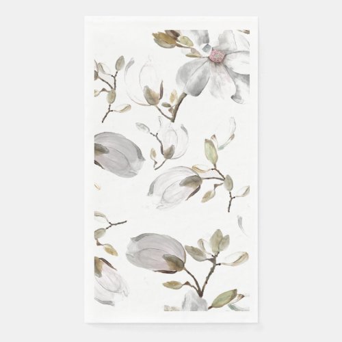 White Blossom Paper Guest Towels