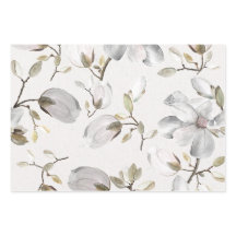 White Blossom Wrapping Paper