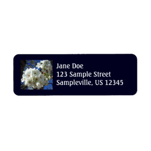 White Blossoms I Ornamental Pear Tree Label
