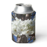 White Blossoms II Spring Flowering Tree Can Cooler