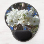White Blossoms II Spring Flowering Tree Gel Mouse Pad