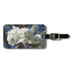 White Blossoms II Spring Flowering Tree Luggage Tag
