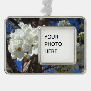 White Blossoms II Spring Flowering Tree Ornament