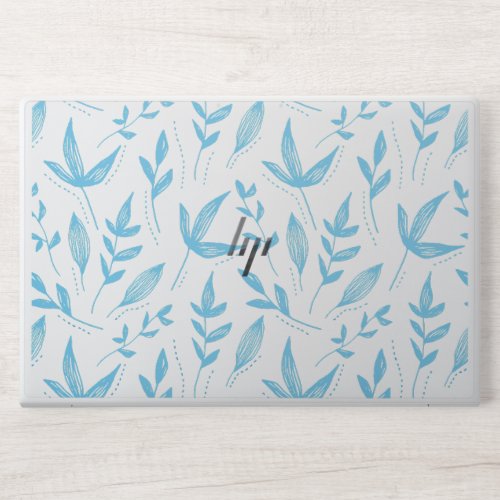 White Blue Floral Skirt HP Elite Book HP Laptop Skin