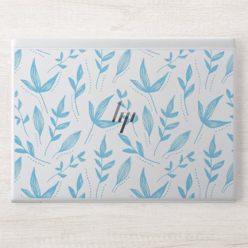 White Blue Floral Skirt HP Elite Book HP Laptop Skin