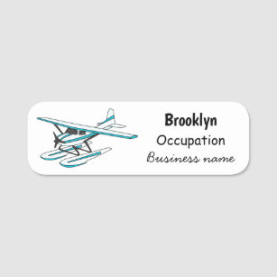 Airplane Name Tags & Badges | Zazzle