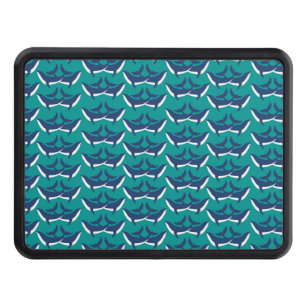 White Blue Whales Sea Animal Green Ocean Marine Hitch Cover