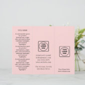White Blush Pink Design | Modern Professional  (Standing Front)