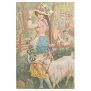 White Bock (1889) by Henry Jerome Schile Gallery Wrap