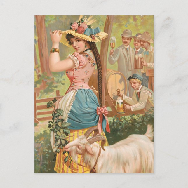 White Bock (1889) by Henry Jerome Schile Postcard (Front)