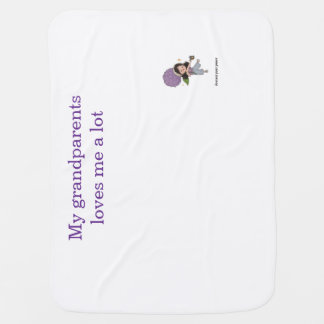 White bodysuits. baby blanket