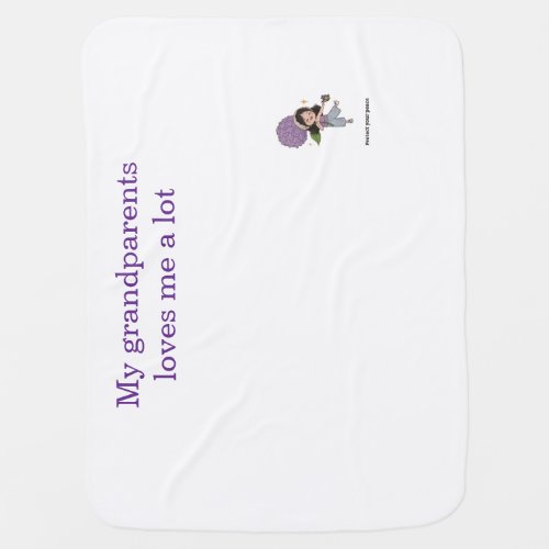 White bodysuits. baby blanket
