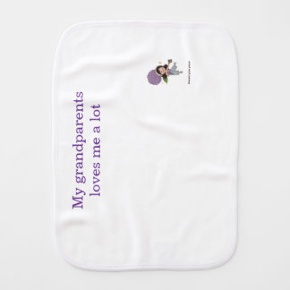White bodysuits. baby burp cloth