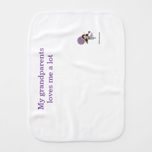 White bodysuits. baby burp cloth