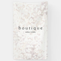 White Bokeh Banner