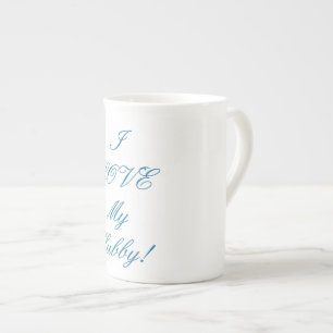 White, Bone China Mug