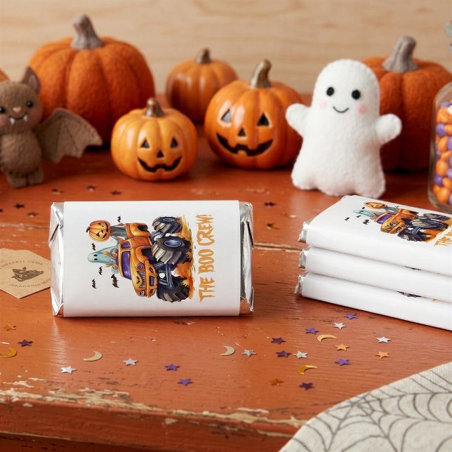 White Boo Crew Halloween Chocolate Favors (Creator Uploaded)