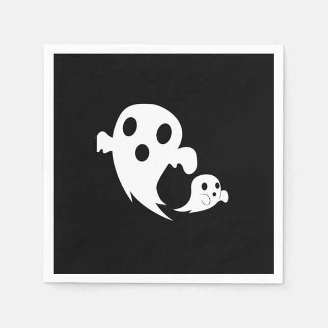 White Boo  Napkins (Front)