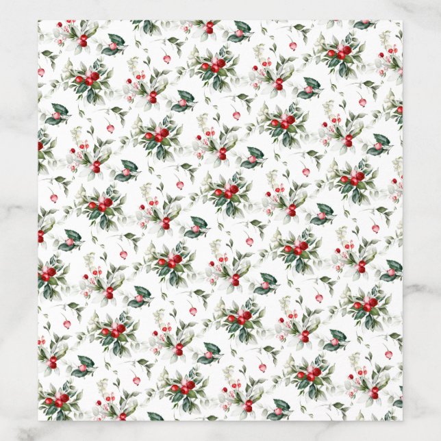 White Botanical | Wedding Envelope Liner (Design)