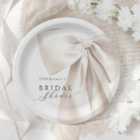 White Bow Bridal Shower