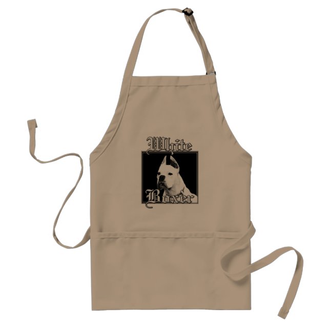 White boxer apron (Front)